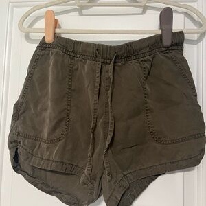 Olive Green Women's Shorts
